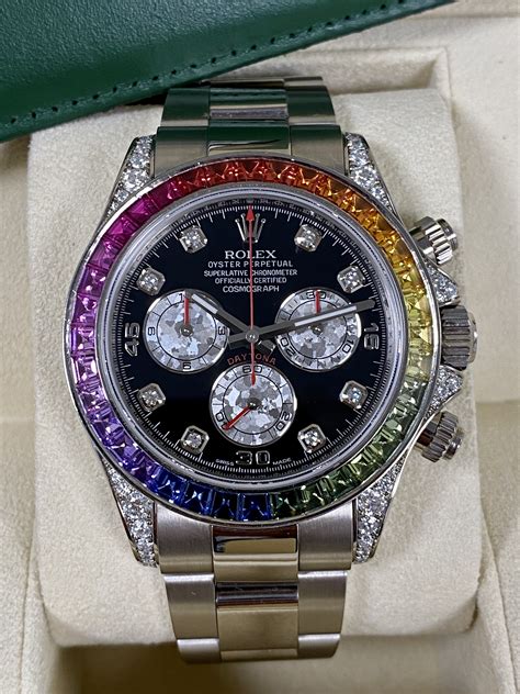 rolex rainbow daytona价钱|rolex rainbow.